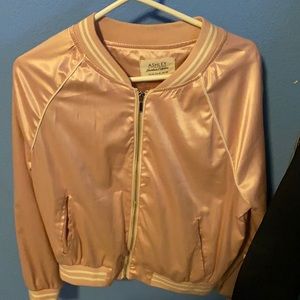 Pink bomber jacket